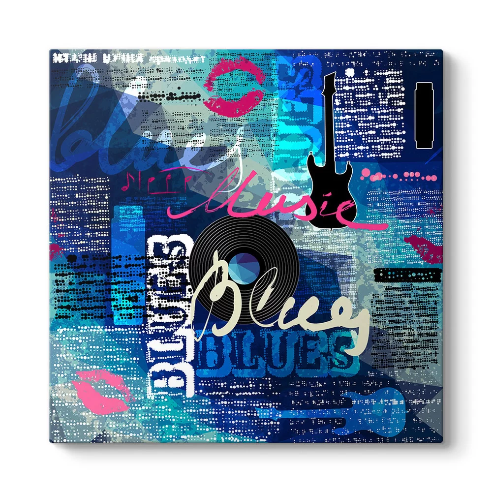 Blues Music Tablosu - Model 3